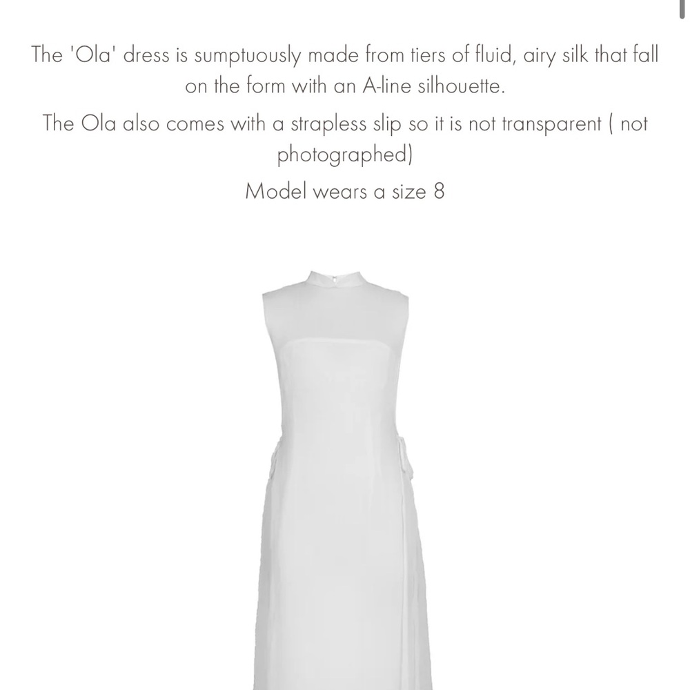 Effortless Strapless White Dress- limited edition